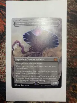 MTG Emrakul the Aeons Torn (Borderless) Double Masters 2022 Free Shipping - Image 1