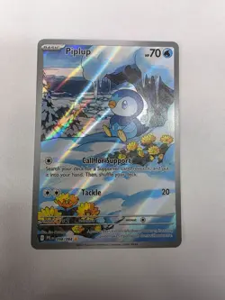 2025 Pokemon Piplup PFL 098/094 IR NM - Image 1