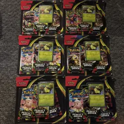 POKEMON TCG (LOT OF 6) ME03 Perfect Order 3 Pack Blister Chikorita Sealed 🔥 - Image 1