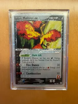Rocket’s Moltres ex 100/109 EX Team Rocket Returns Holo 2004 Pokemon Card - Image 3