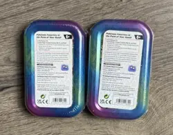 Pokemon TCG Prismatic Evolutions Mini Tin Lot of 2 - New & Sealed - Image 2