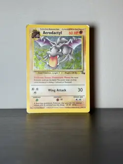 Aerodactyl 1/62 | Fossil Set | Holo Rare | Pokemon TCG Card WOTC 1999 - Image 1