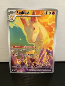 Rapidash 189/182 Pokemon Destined Rivals Full Art Illustration Rare Holo - Image 1