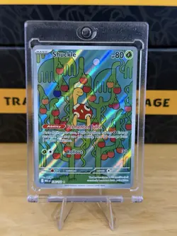 Pokemon Shuckle 136/132 Me01: Mega Evolution Holo Illustration Rare Mint ....... - Image 1