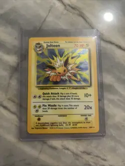 Pokemon TCG Jolteon Jungle 4/64 Holo Unlimited Holo Rare - Image 1