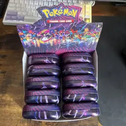 Pokemon TCG: Mega Evolutions Mega Heroes 10x Mini Tin DISPLAY CASE - Image 4