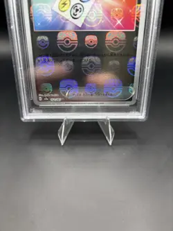 PSA 10 - Pokemon Energy Sticker - Japanese 151 Master Ball Reverse Holo 152/165 - Image 3