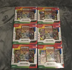 Pokemon TCG First Partner Illustration Collection Series 1 ×6 New & Sealed - Image 1