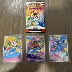 Pokemon TCG 2026 First Partner Illustration Collection Series 1 Promos Set 43-45 - Image 1