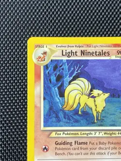 Light Ninetales 50/105 Uncommon Neo Destiny Pokemon LP/NM - Image 2