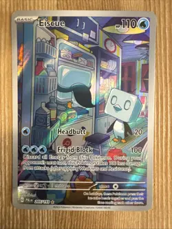 Eiscue 205/193 Pokemon TCG Scarlet & Violet Paldea Evolved Illustration Rare NM - Image 1