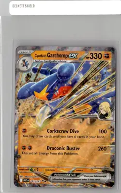 Cynthia's Garchomp ex 111/217 Double Rare Holo Pokemon TCG Ascended Heroes NM - Image 1