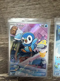 Pokemon 1st Partner Illustration Collections Turtwig #40 Chimchar #41 Piplup 42 - Image 2