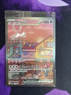 Mew ex SVP 053 Pokemon TCG Scarlet Violet 151 Black Star Promo Full Art SEALED - Image 1