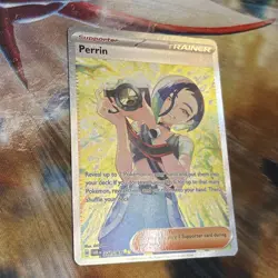 Pokemon Perrin Trainer Full Art Special Illustration Rare Holo 220/167 - Image 3