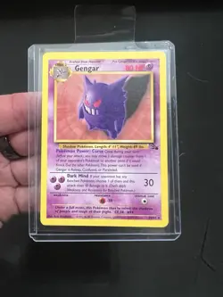 1999 Pokemon Fossil Set GENGAR 20/62 Non Holo Unlimited Vintage NM - Image 1