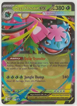 Pokemon TCG - Mega Venusaur ex 013 Me: Mega Evolution Promo Holo - Image 1