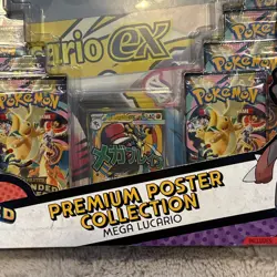 Pokemon TCG Mega Lucario Premium Poster Collection Ascended Heroes - Image 3