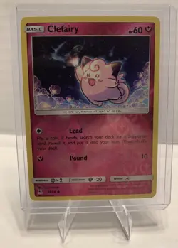 Pokemon Card Clefairy 38/68 Hidden Fates Reverse Holo Near Mint - Image 1