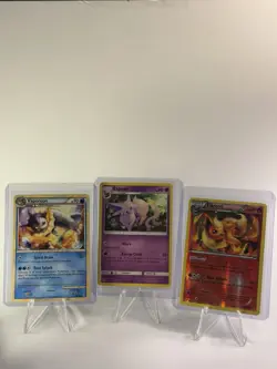 Vaporeon Espeon Flareon Pokemon Card Lot Regular Holo 2011 2015 English NM-LP - Image 1