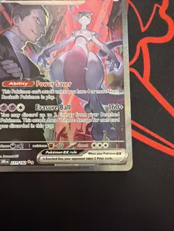 Pokemon TCG Team Rockets Mewtwo EX Special Illustration Destined Rivals - Image 4