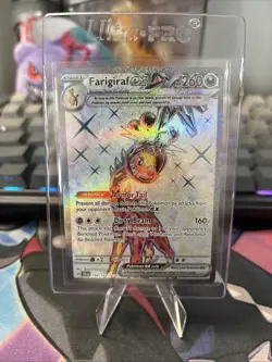 Pokemon TCG Farigiraf EX Temporal Forces 194/162 Full Art Ultra Rare Holo Card - Image 1
