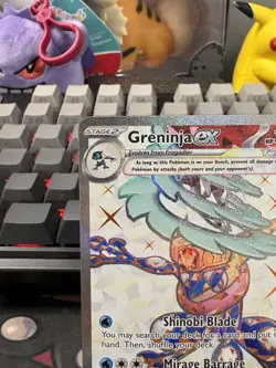 Pokemon Twilight Masquerade Greninja EX 198/167 Ultra Rare - Image 4
