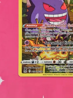 Gengar TG06/TG30 Pokemon SWSH11: Lost Origin Trainer Gallery - Potential PSA 10 - Image 5