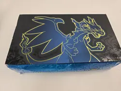 Pokemon TCG Mega Charizard X ex Ultra Premium Box UPC COMPLETE, OPENED BX DMG - Image 4
