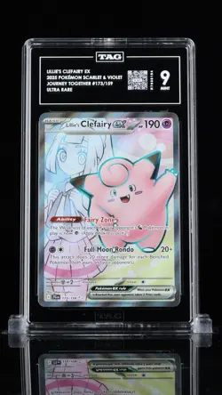 Lillie's Clefairy EX 173/159 Journey Together Ultra Rare TAG Graded 9 Pokemon T… - Image 1