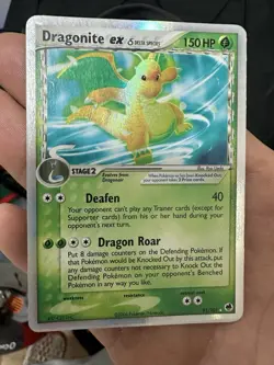 Pokemon TCG EX Delta Species Dragonite ex 91/101, Dragonair, Dratini Lot of 3 - Image 1
