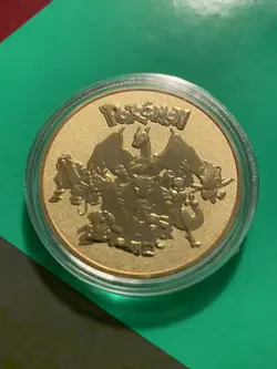NEW Pokemon Venusaur Premium High Quality collectible Metal Gold Coin M/NM - Image 2