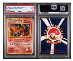 (PSA 7)Pokemon Vintage Gym Heroes Japanese JP - Blaine's Charizard #006 - Image 1