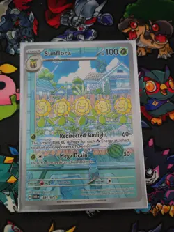 Pokemon TCG - Twilight Masquerade - Sunflora 169/167 Illustration Rare NM Fresh - Image 1