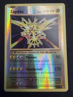 Zapdos 42/108 Evolutions Pokemon Reverse Holo 2016 (NM) / Pokemon TCG - Image 1