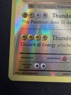 Zapdos 42/108 Evolutions Pokemon Reverse Holo 2016 (NM) / Pokemon TCG - Image 5