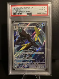 PSA 10 💎 GEM MINT Pokemon Mega Evolutions Inteleon Illustration Rare #142/132 - Image 1