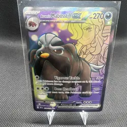 Pokemon TCG-Destined Rival/Arven's Mabosstiff EX 218/182 Illustration Rare - Image 1