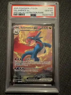 Pokemon PSA 10 Salamence ex 187/159 SIR Special Illustration Rare - Image 1