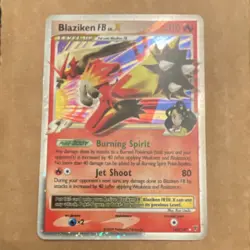 Pokemon Blaziken FB LV.X 142/147 Supreme Victors Holo Rare LV.X 110HP 2009 - Image 1