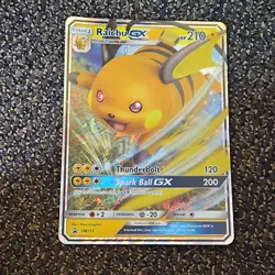 The Pokemon Company Raichu GX Promo Holo 210 HP SM213 Stage 1 SM - Image 1