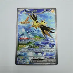 Pokemon 151 Zapdos ex 202/165 Ultra Rare Full Art Holo Scarlet & Violet 151 EX - Image 1