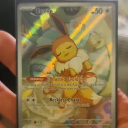 Pokemon Eevee 173 SV Promo Scarlet & Violet Basic Holo Boosted Evolution - Image 1