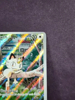 Pokemon TCG Meowth 106/094 Phantasmal Flames Illustration Rare Holo NM-M - NICE! - Image 5