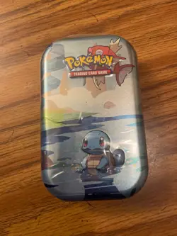 Squirtle Pokemon TCG Kanto Friends Mini Tin Set (D22) - Factory Sealed! - Image 1