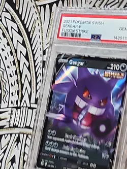 Gengar V POKEMON 2021 Fusion Strike #156 PSA 10 Gem Mint (504) FREE Shipping - Image 5