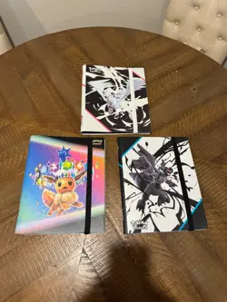 Pokemon Themed Binders (Prismatic, White Flare, Black Bolt) - Image 1