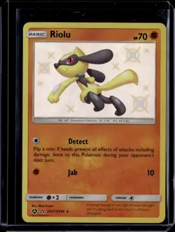 Riolu - SV21/SV94 / SHINY Sun & Moon Hidden Fates 2019 (NM) / Pokemon TCG - Image 1
