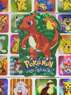 Pokemon Charmeleon Holo Vintage Pocket Monsters Vending Machine Sticker Konica - Image 2