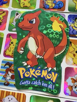 Pokemon Charmeleon Holo Vintage Pocket Monsters Vending Machine Sticker Konica - Image 5